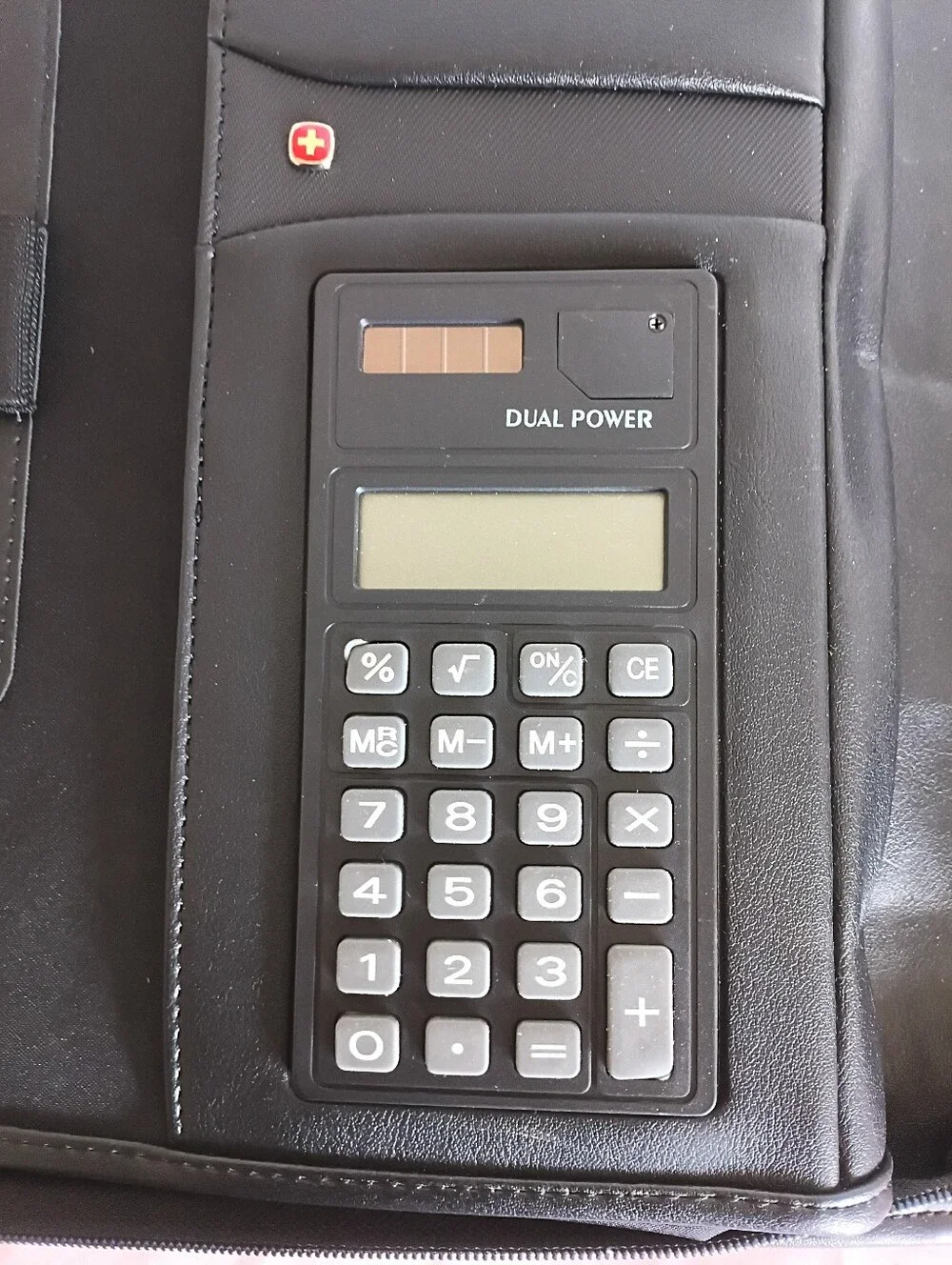 Swiss Army Wenger Black Zip Around Planner Portfolio Organizer